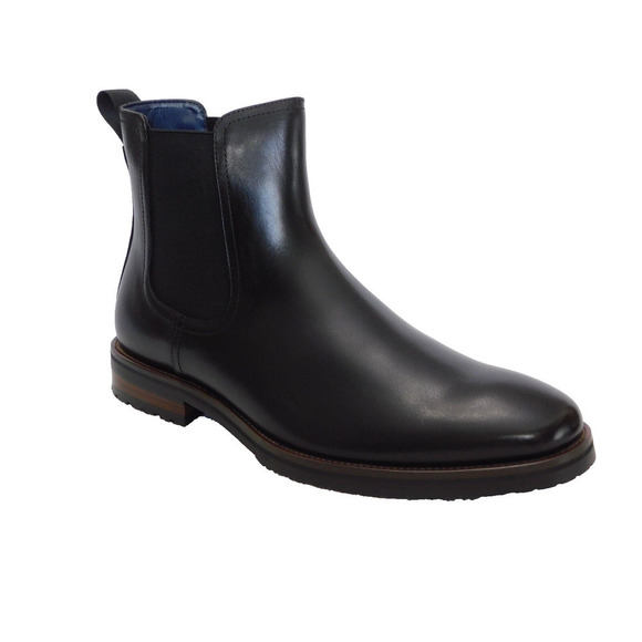 M51 Steve Madden Black Leather Sully Chelsea Boot Size 11 M - Picture 1 of 6